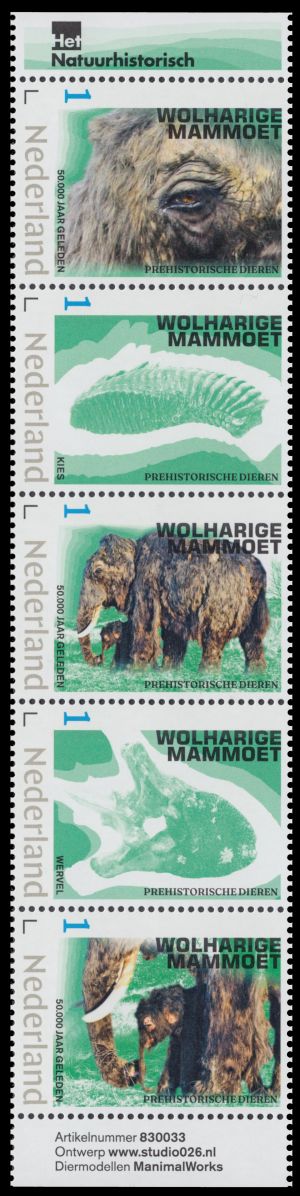 Mammoth stamps of the Netherlands 2023