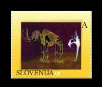 Slovenia 2013 "75 years since discovery of a mammoth's fossils in Nevlje by Kamnik", issued byPhilatelic Club of Kamnik