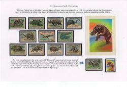 Page03 of Chocolate Dinosaurs and Meaty Mammals -  non-philatelic exhibit by Susan Bahnick Jones