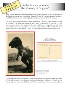 Page01 of Sinclair cards exhibit of Mr. Fran Adam