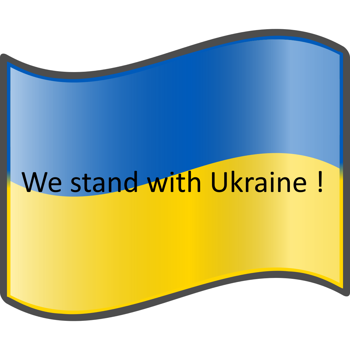 We stay with Ukraine