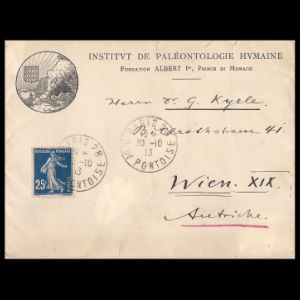Cover of the Institute of Human Paleontology, Paris, France 1913