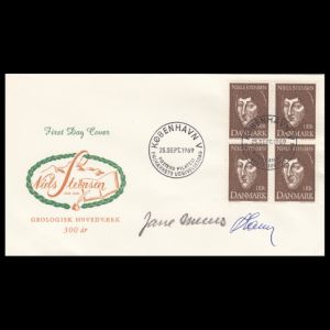 FDC of denmark_1969_stenno_fdc3_signed