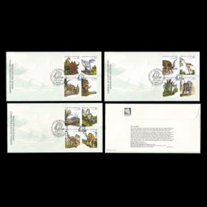 Dinosaurs on FDC of Marshall Islands 2008