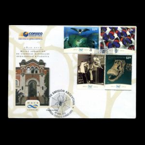 200th Anniversary of The Bernardino Rivadavia Natural Sciences Museum on FDC of Argentina 2012