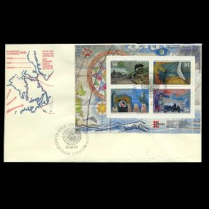 Canada 1986: FDC of Exploration of Canada, Discoverers