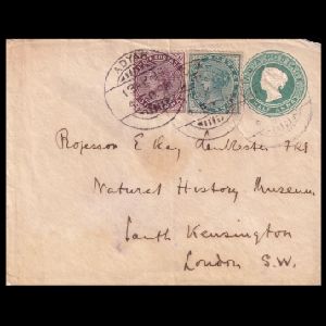 Letter of Richard Owen sent to Sir Henry Barkly in  1876