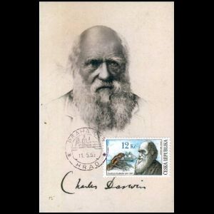 Deinotherium on Works of art on postage stamps FDC of Czech Republic 2005