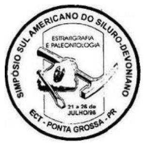 Trilobite on postmark of Brazil 1998