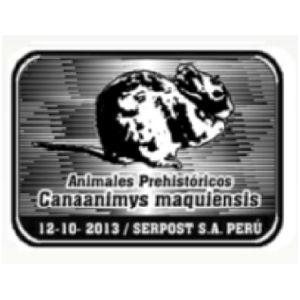 Canaanimys maquiensison postmark of Peru 2013