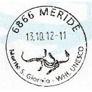 Plesiosaurus on commemorative postmark of Switzerland 2012