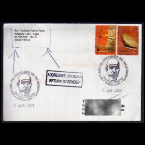 FDC of argentina_2011_pm_used