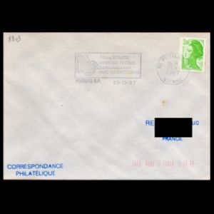 FDC of france_1987_pm9_used
