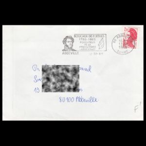 FDC of france_1988_pm2_perthes_used
