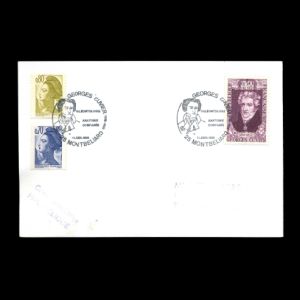 FDC of france_1989_pm3_cuvier_used