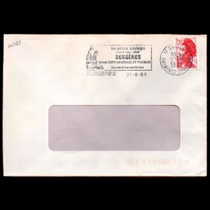 FDC of france_1989_pm5_used