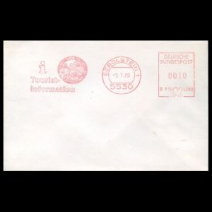FDC of germany_1988_mf_1989_used