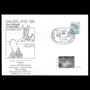 FDC of germany_1988_pm1_used