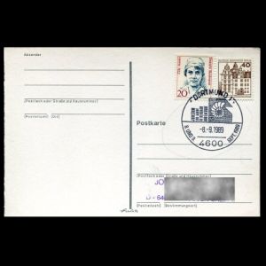 FDC of germany_1989_pm2_used