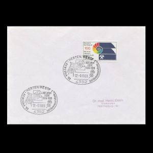 FDC of germany_1989_pm3_used