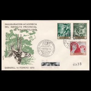 FDC of spain_1970_pm_used