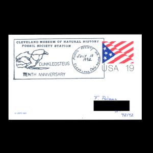 FDC of usa_1992_pm2_used