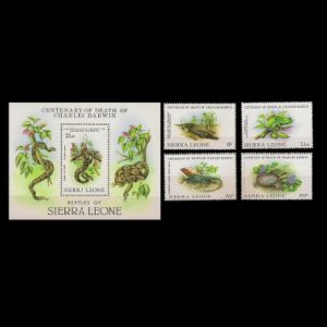 Stamps of Sierra Leone 1982 - Centenary of death of Charles Darwin