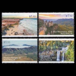 Fossil found places on stamps of Australia 2022