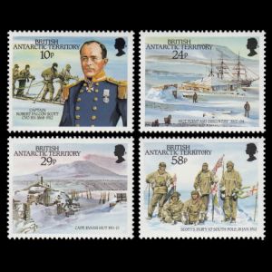 Robert Falcon Scott stamps of British Antarctic Territory 1987