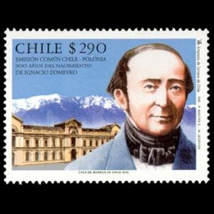 Ignacy Domyko on stamps of Chile 2002