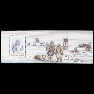 Alfred Wegener on stamp of Greenland 2006