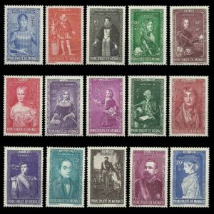 Stamps monaco_1942
