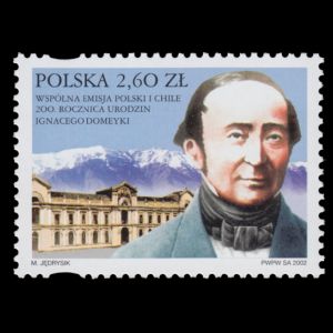 Ignacego Domeyko on stamp of Poland 2002