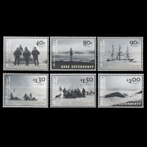 Robert Falcon Scott on stamps of the Ross Dependency 2002