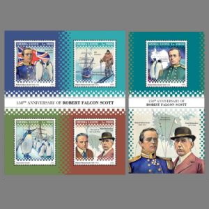 Robert Falcon Scott on stamps of Sierra Leone 2018