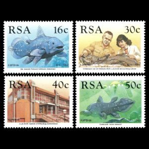 Identification of the coelacanth on stamps of South Africa 1989