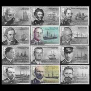 Robert Falcon Scott  on stamps of South Georgia and the South Sandwich Islands 2015