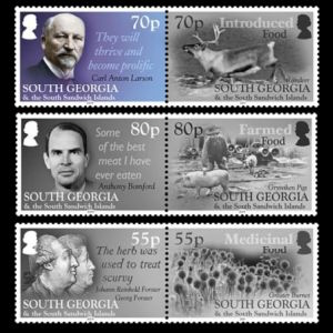 Carl Anton Larsen on stamp on stamp of South Georgia and the South Sandwich Islands 2019
