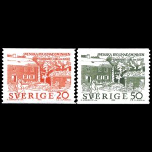 The house of Carl Linnaeus on stamps of Sweden 1963