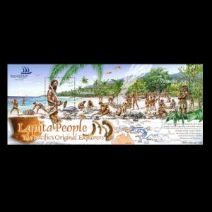 The pacific's original explorers: lapita people on stamps of Vanuatu 2005