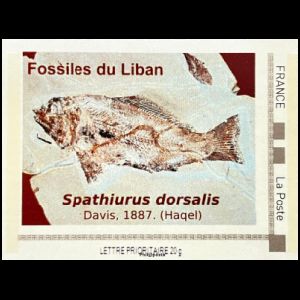 Prehistoric insect of Lebanon on stamp of France 2021