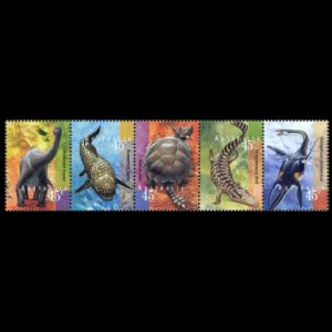 Dinosaurs and other prehistoric animals on stamps of Australia 1997
