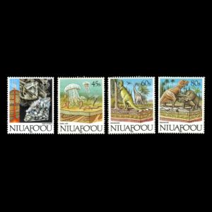 dinosaurs on stamps of Niuafoou 1993