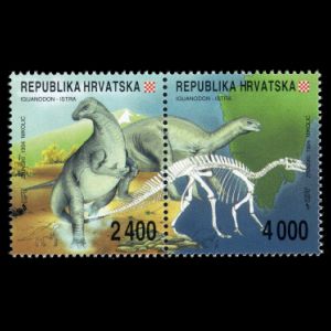 Dinosaurs on stamps of Croatia 1994