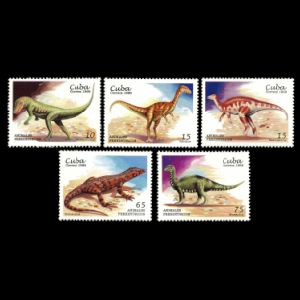 Dinosaurs on stamps of Cuba 1999