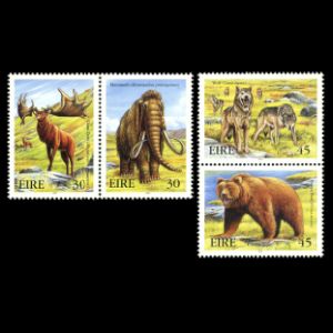 Prehistoric animals on stamps of Ireland 1999