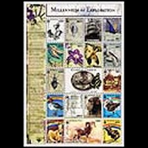 Charles Darwin on stamps of Mongolia 2000