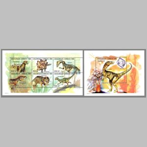 Dinosaurs on stamps of Mozambique 1999