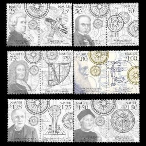 Charles Darwin on anniversaries stamps of Nauru 2006