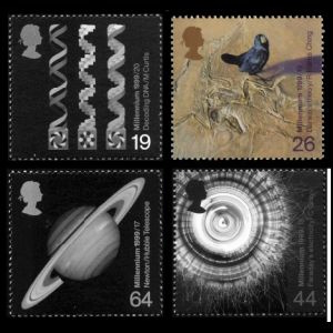 Archaeopteryx on stamps of UK 1999